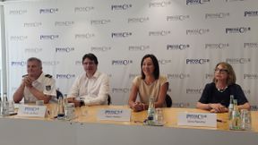 Teilnehmer der Podiumsdiskussion im Presseclub München (v.l.n.r.): Dr. Jörg Ochs (Zoll), Florian von Brunn (MdBL), Eileen Walther (Northwave Cyber Security) und Silvia Reischer (cyberintelligence.institute)
 (Bild: Milk & Honey PR)