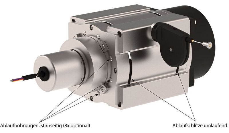 Sonderserie der SL3000 von FSG mit vielfältigen Drainageöffnungen samt Blindstopfen, die passend für die jeweilige Einbausituation vom Kunden selbst entfernt werden können. (Bild: FSG Fernsteuergeräte)