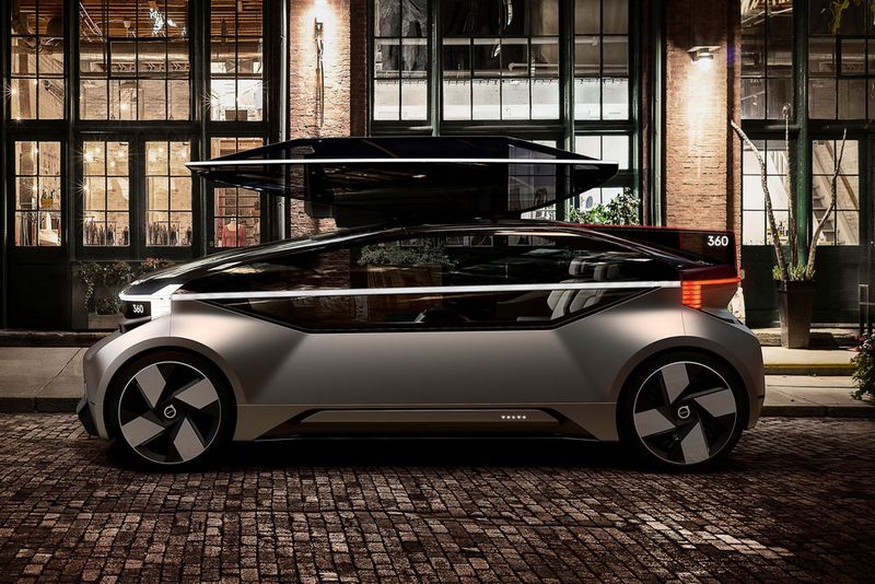 ... wie die Mobilität der Zukunft aus Sicht der Schweden aussehen könnte. (Bild: Volvo)