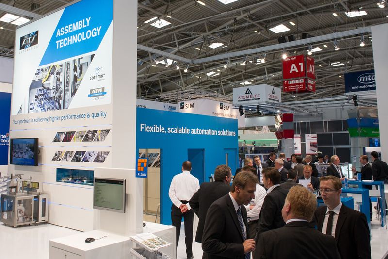 Rückblick: Impressionen von der Automatica 2012. (Bild: Messe München)