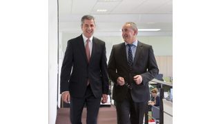 Die Paki-Geschäftsführer Christian Kühnhold (links) und Christian Agasse freuen sich über das erfolgreiche Audit. (Bild: Paki)