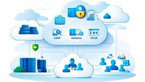 Entra Domain Services bringt klassische AD-Funktionen in die Cloud – gezielt für Anwendungen, die ohne diese Mechanismen nicht auskommen. Der Dienst ergänzt bestehende Identitätsplattformen, ersetzt sie jedoch nicht. (Bild: KI-generiert)