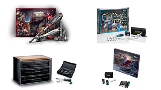 Statt Schokolade und Süßigkeiten bieten die diesjährigen Werkzeug-Adventskalender von Hazet, Wera, Gedore und Stahlwille eine Fülle praktischer Werkzeuge und Gadgets. (Bild: Gedore / Hazet / Wera / Stahlwille)