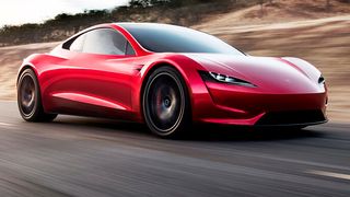 Im Rahmen der Präsentation des neuen Elektro-Lastwagens Semi überraschte Teslachef Elon Musk mit einem neuen Raodster. (Tesla)