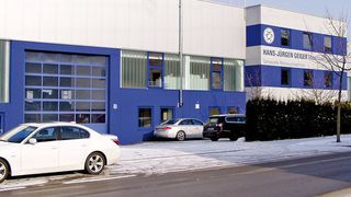 Hauptsitz des Handelsunternehmens für Gebrauchtmaschinen an der James-Watt-Straße in Metzingen. Bild: Sieber (Archiv: Vogel Business Media)