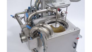 Der Dispermat VE25 zeichnet sich durch die besondere Konzeption des Vakuumsystems aus.  (Bild: VMA-Getzmann)