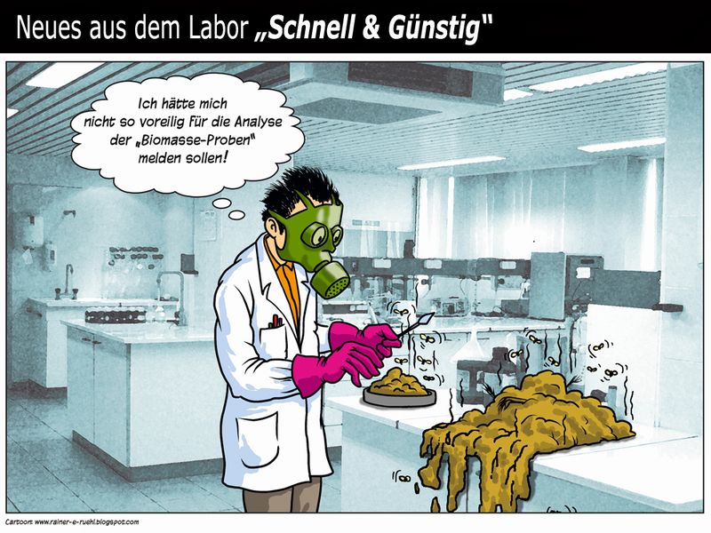 Übersicht unserer Bildergalerien (Comic: www.rainer-e-ruehl.blogspot.com) (Bild: LABORPRAXIS/Rühl)