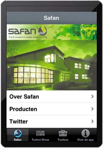 Auch Safan setzt sich mit einer interessanten Biege- und Schneideapp in Szene. (Bild: Safan-Darley)