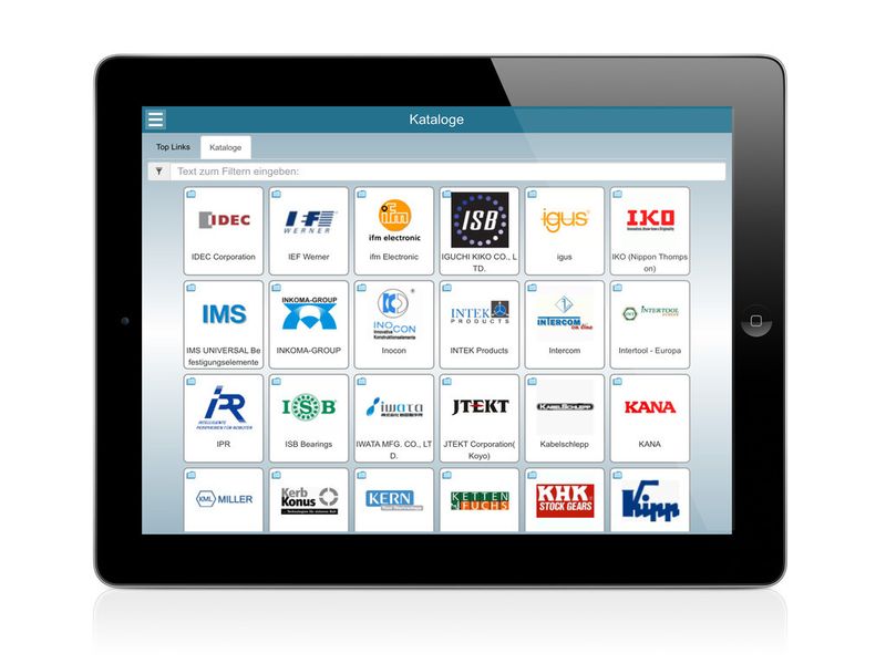 3D CAD Daten & technische Produktinformationen via App finden und downloaden. (Cadenas)