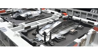 Bei diesem Doppelwerkzeug (Innenteil BMW) hat sich SWZ über das digitale Tuschieren mehrere Tage Schleifarbeit gespart. (Bild: SWZ/Autoform)