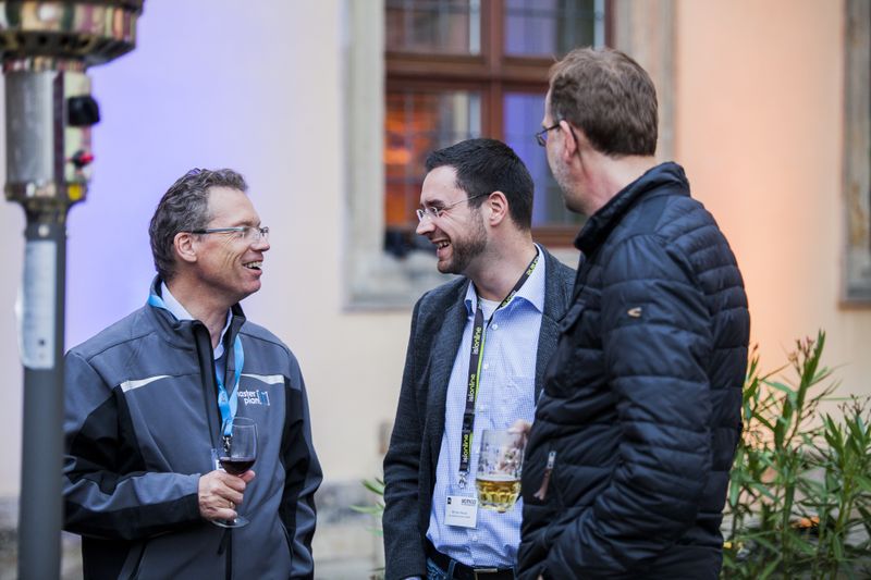 Die zwei Sachsen: Uwe Hofmann, Masterplan IT, und Michael Hänsel, Pdv-systeme Sachsen (Acmeo)