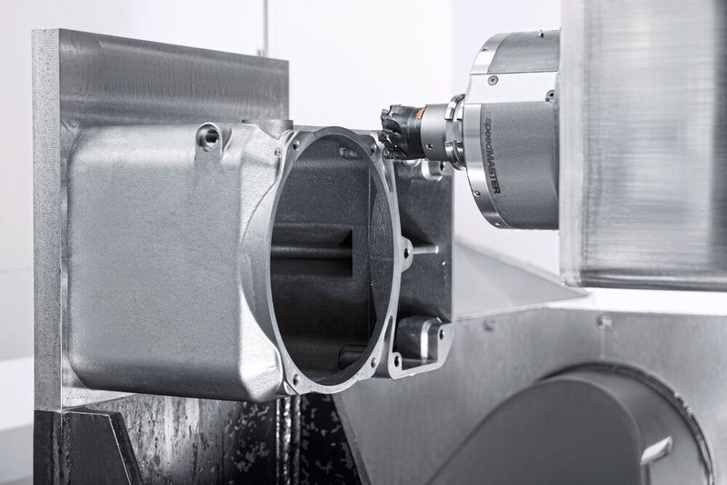 Bearbeitung von Grauguss- und Edelstahlguss-Komponenten für die Vakuumgehäuse der Pumpen. (Bild: DMG Mori)