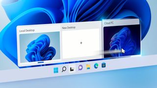 Mit Windows Switch ist ein schneller Wechsel zwischen einem lokalen Windows 11 und Windows 365 in der Cloud möglich. (Bild: Microsoft)