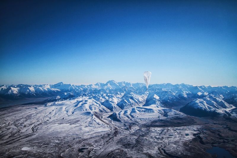 Testlauf des Project Loon in Neuseeland (Google)