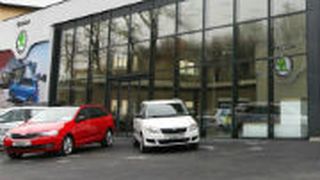 Der neue Skoda-Betrieb des Autohauses Koch in Schwäbisch Hall. (Foto: Ufuk Arslan)