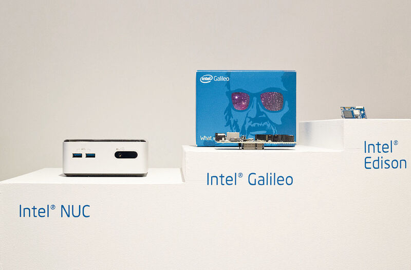 Die Palette der Intel-Geräte für das Internet der Dinge. (Bild: Intel)