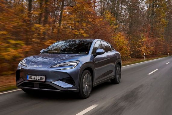 BYDs Modell Nummer neun ist der Sealion 7 (übersetzt Seelöwe), ein sportliches SUV der Mittelklasse ab 47.990 Euro. (Bild: BYD)