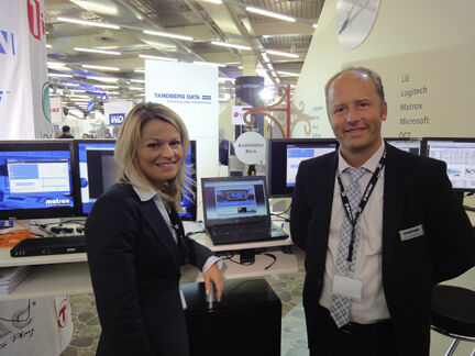 Kristin Beyer und Jörg Langeheine, Matrox Electronic Systems (Archiv: Vogel Business Media)