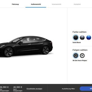 (Screenshot www.tesla.com)