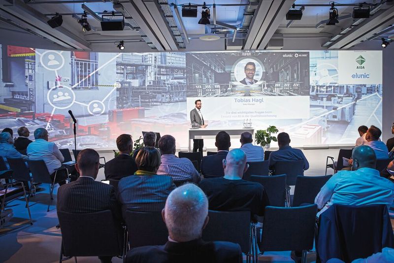 Impressionen der 4. Fachtagung „Mehr Effizienz im Presswerk“ am 15. Juni 2023 in Würzburg. (Bild: VCG/Stefan Bausewein)