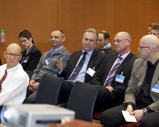 Das Publikum war ganz Ohr und Frank Hoiboom diskutierte mit. (Archiv: Vogel Business Media)