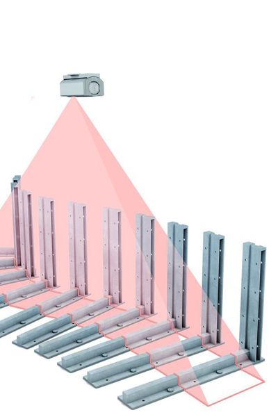 Um eine Kontur darzustellen, lenken zwei drehbare, elektronisch gesteuerte Spiegel (Galvanometer) einen Laserstrahl ab und projizieren ihn auf die Oberfläche. Das geschieht mit so hoher Geschwindigkeit, dass das menschliche Auge die Kontur als eine durchgehende Linie wahrnimmt.  (Bild: LAP)