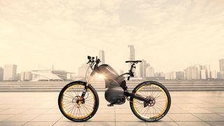 Fahrrad meets Motorrad: Das Pike vermischt die Idee beider Konzepte zu einem „SUV-E-Bike“, das dynamisch wie ein Fahrrad und kraftvoll wie ein Motorrad sein soll. (Bild: NSK Deutschland)
