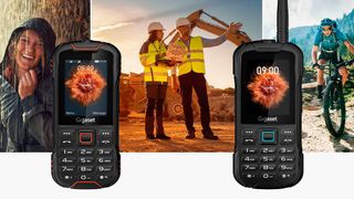 Gigaset hat mit dem GLX8 und dem GLX8 Active zwei neue robuste Tasten-Handys vorgestellt. (Bild: Gigaset)