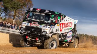 Der Renault C640 Hybrid-Truck von MKR Technology und Riwald Dakar. (Pridex Media)