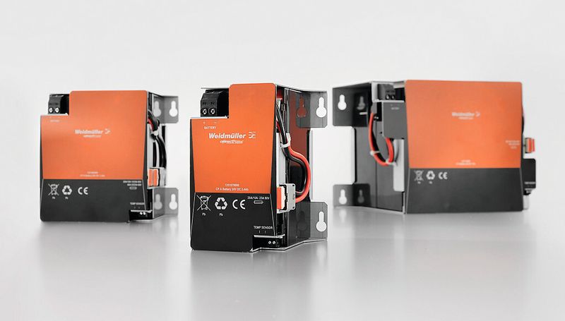 Bild 3: Die USV-Batteriemodule sind mit wartungsfreien Bleivliesbatterien ausgerüstet. (Bild: Weidmüller)