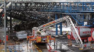Die Unglücksstelle im Chempark Leverkusen (Currenta GmbH/Handy@Miserius.de)