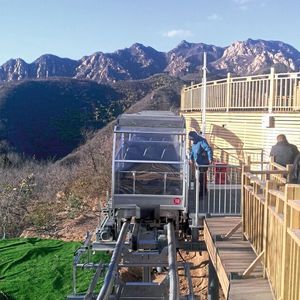 Der Wie-Li überwindet an der Großen Mauer in China einen Höhenunterschied von 113 Metern.