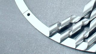 Die Dicke des Trägerrings von Martin beträgt 6 mm. Die schälbaren Segmente haben eine Gesamtdicke von 3,2 mm und können fünf Hundertstel weise 64 mal abgeschält werden. (Bild: Martin)