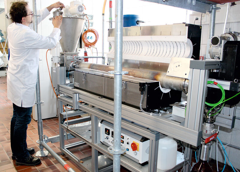 Pyrolysetechnik im Biokohle-Labor des ATB (: Foltan/ATB)