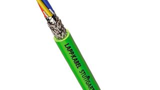 Die neue Etherline Robot PN Cat.5e von Lapp eignet sich für die industrielle Datenverkabelung innerhalb oder  am Roboter – in Schlauchpaketen oder frei verlegt. (Lapp)