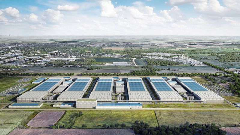 VW baut eine Gigafactory im kanadischen St. Thomas.(Bild:  Volkswagen)