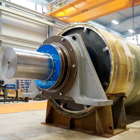 Das Standardlagergehäuse von Doppelstadt kommt als Antriebstrommel weltweit zum Einsatz.(Bild:  Doppelstadt)