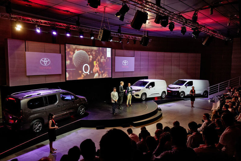 Toyota Europa stellte  europäischen Pressevertretern in Rom seine neue Nutzfahrzeugstrategie vor. (Harald Dawo/Toyota)