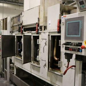 Versteigert wird auch diese Durchlaufwaschanlage von Markert – eine WN 0203.(Bild:  Surplex)