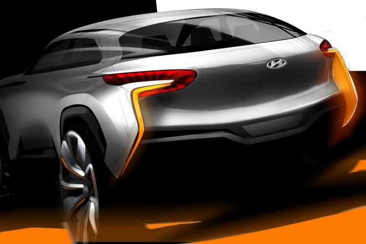 Die Studie Intrado soll auf dem Genfer Salon 2014 einen Ausblick auf das kommende Hyundai-Design geben. (Foto: Hyundai)