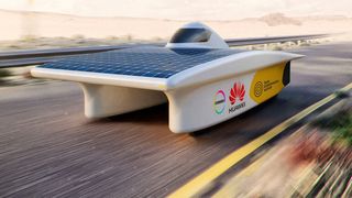 The car is intended to be used in the probably toughest solar car race in the world, the World Solar Challenge 2017. (Covestro_Sonnenwagen Aachen team)
