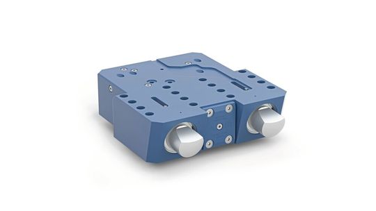 Der Verriegelungszylinder für Schnellwechseleinrichtungen entstand in Zusammenarbeit mit der Rädlinger Maschinen- und Stahlbau GmbH. (Bild:  Weber-Hydraulik GmbH)