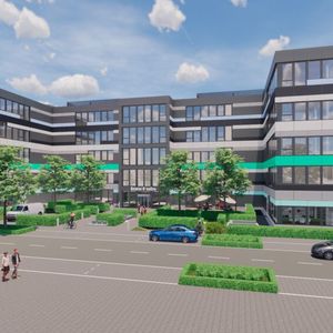 Das Gebäude soll auf rund 14.500 Quadratmetern Platz für moderne Büro- und Innovationsflächen für Unternehmer und Gewerbetreibende bieten.(Bild:  InnoHubs)
