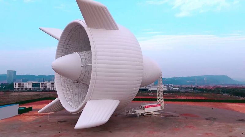 Die S2000-Plattform von Linyi Yunchuan ist auf zwei Kilometer Höhe aufgestiegen und hat die gewonnene Energie ins Netz eingespeist. (Bild: Linyi Yunchuan)