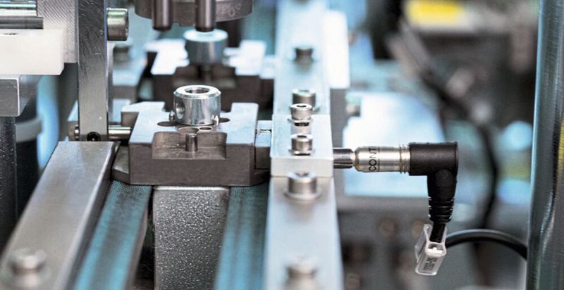 A micro-mechanical system with a sensor. (Image:Contrinex)