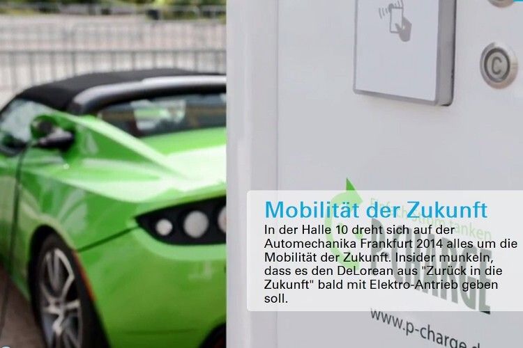 2014 soll zum Beispiel die Elektromobilität wieder eine große Rolle spielen. (Foto: Messe Frankfurt)