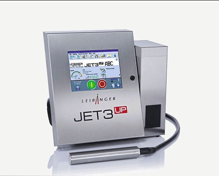 Der Leibinger Jet3-up der Universal Line lässt sich dank vieler Schnittstellen einfach in automatisierte Umgebungen einbinden. (Paul Leibinger)