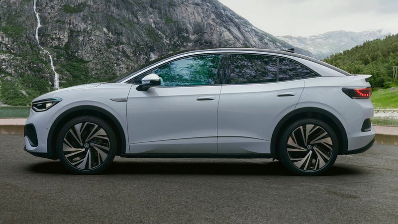 VW verspricht für den Coupé-Ableger des ID4 bis zu 520 Kilometer Reichweite. (Bild: Volkswagen)