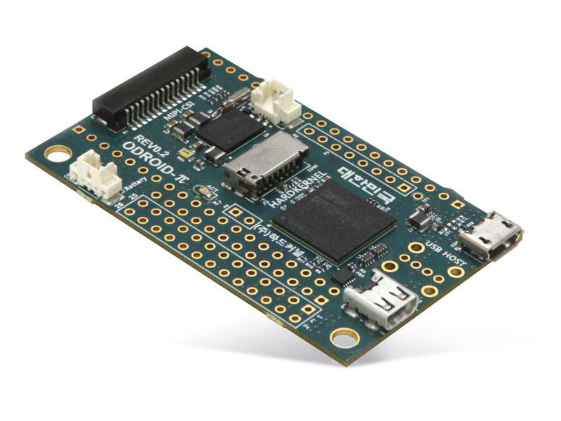 ODROID-W: Einplatinen-Computer mit ARM11, 700 MHz, 512 MB (Bild: Pollin Electronic)