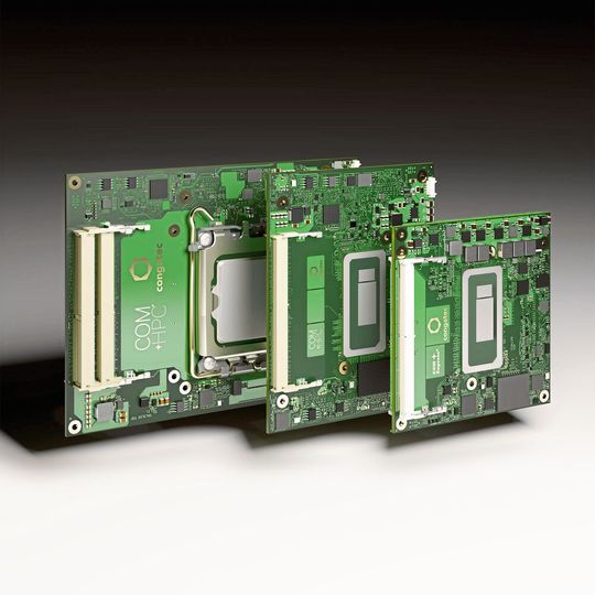 Wahlmöglichkeit: Für bestehende Designs bietet Congatec Module im bewährten Formfaktor COM Express Type 6 und für Neuentwicklungen brandneue Module im Formfaktor COM-HPC Client Size A oder Client Size C. Wahlmöglichkeit: Für bestehende Designs bietet Congatec Module im bewährten Formfaktor COM Express Type 6 und für Neuentwicklungen brandneue Module im Formfaktor COM-HPC Client Size A oder Client Size C.